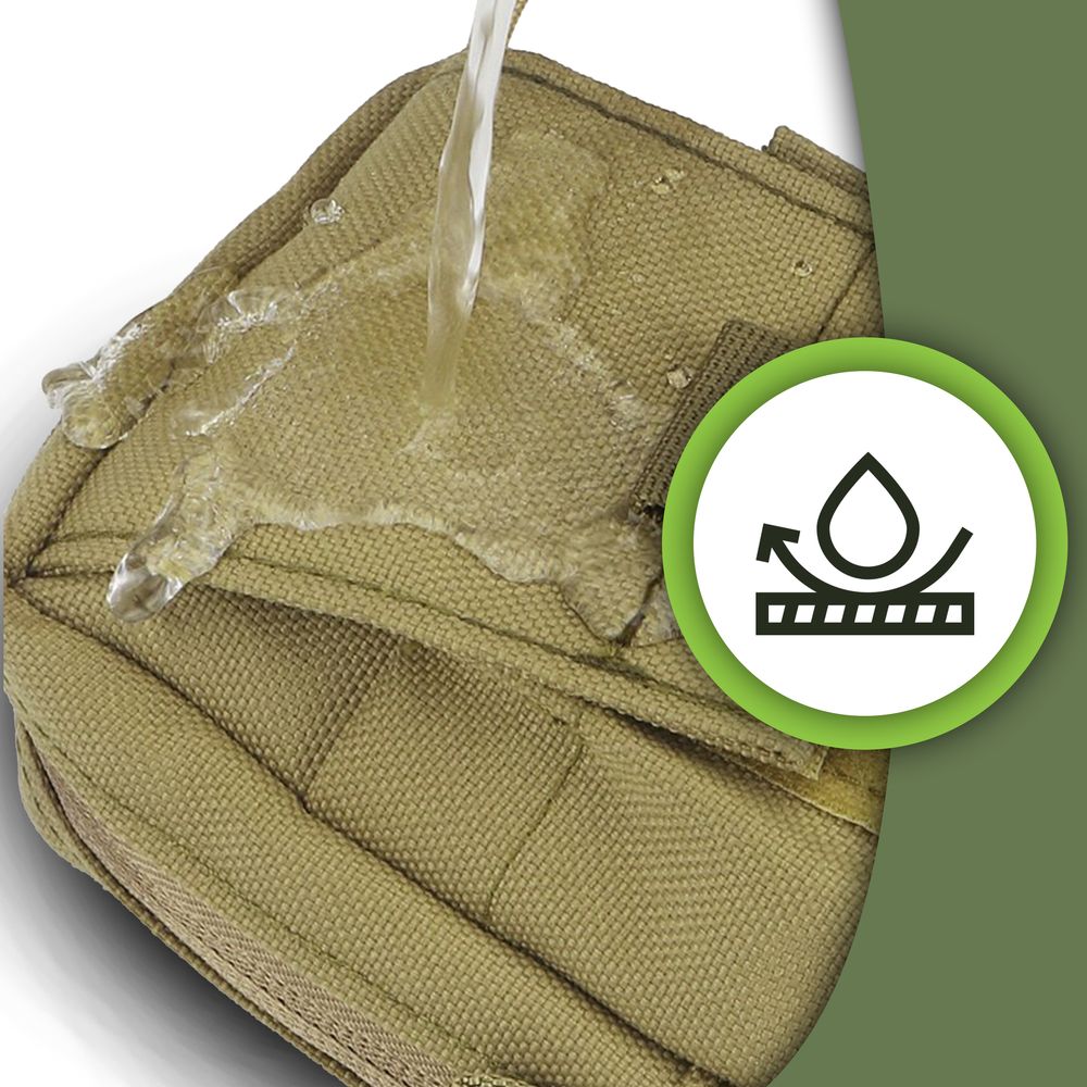 Bauchtasche, Gürteltasche, Hüfttasche | Damen Tasche | Herren Waistpack | Wasserabweisend | Taktisch, Sport, Outdoor, Reise | 2 Fächer, Grün | Retoo
