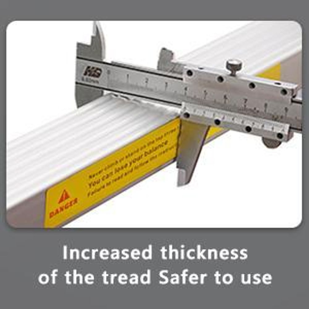 STANEW Échelle Télescopique 6,2M en Aluminium Bricolage Pliable, Accoudoir Amovible et Barre d'équilibre, Extensible Droite Multi-Fonction Ladder