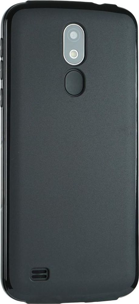 caseroxx Schutz-Hülle TPU-Hülle kompatibel mit Beafon M7 Premium / M7 Lite Premium, Gummi Handy Tasche schwarz – Frontalansicht