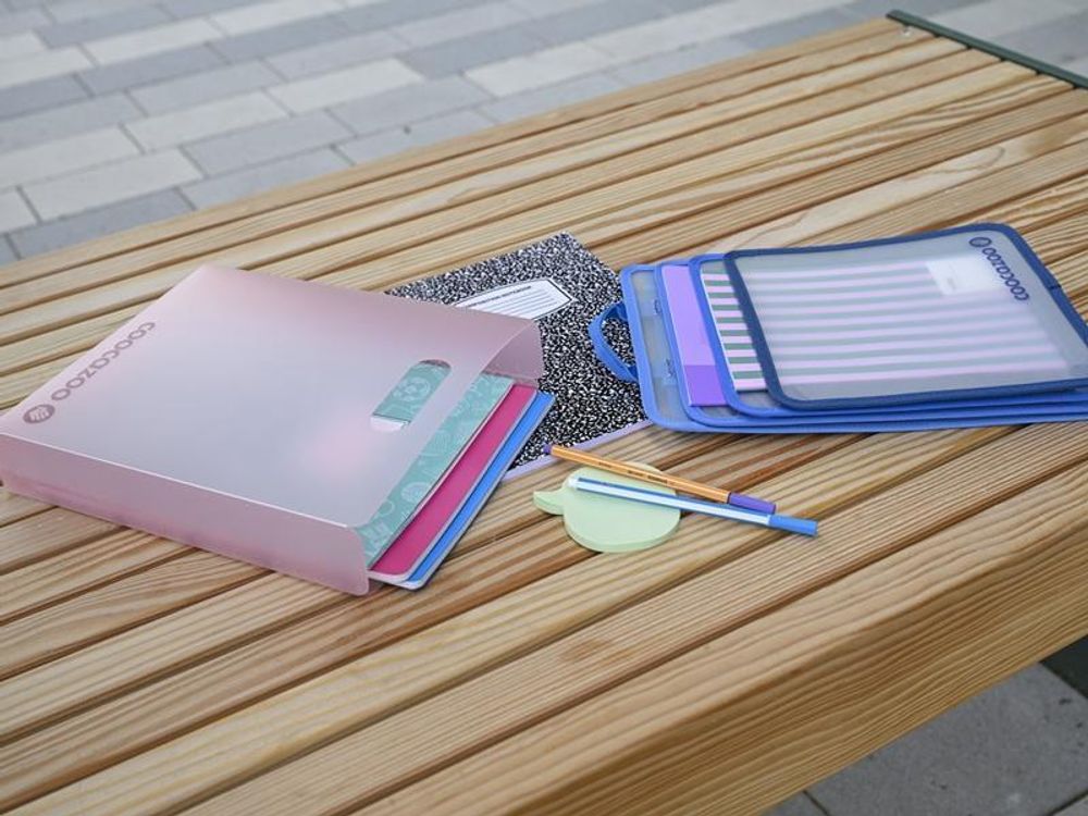 coocazoo Schlampermäppchen Pencil Case Broken Black dunkelgrau