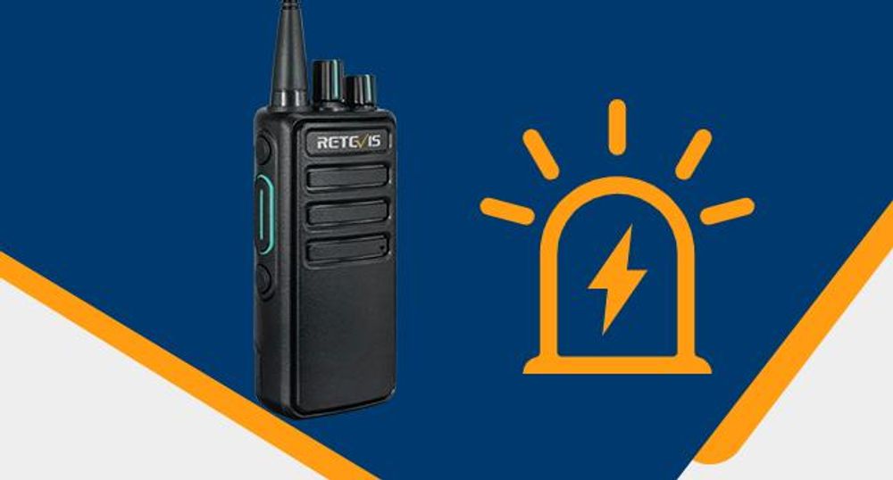 Retevis RB629 Funkgeräte, PMR446 Walkie Talkies mit Drahtloser Klonfunktion, VOX, Notfallalarm, mit Großer Reichweite Funkgerät Set mit Lautsprechermikrofon für Schule Baustelle Sicherheit (4 Stück, Schwarz)