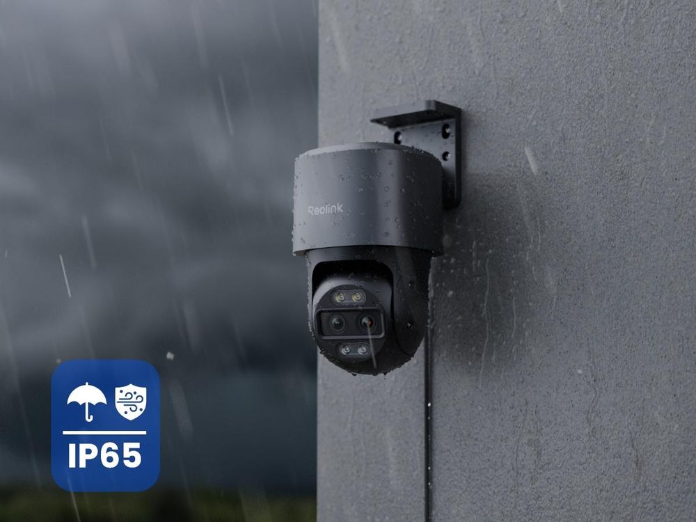 Reolink TrackMix PoE, 4K 8MP PTZ PoE Überwachungskamera Außen, Dual-Objektiv, 6X Zoom, Farbnachtsicht, KI Erkennung, Auto-Tracking, 2-Wege-Audio, Grau