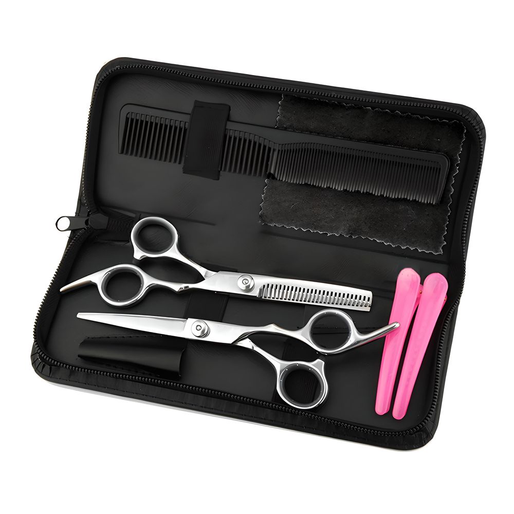 Haarschere Set Professionelle Schere Profi Friseur Friseurscheren mit Etui Premium Friseurschere Effilierschere Männer Frauen Kinder Edelstahl Retoo