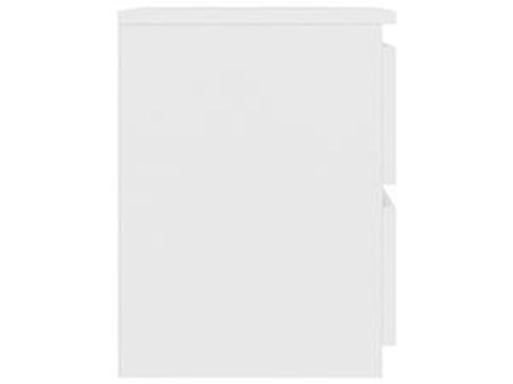 Comodini 2 pz. Bianco 30x30x40 cm Materiale a base di legno