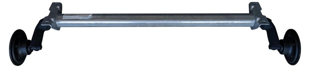 AL-KO OPTIMA Ungebremste Achse 750 kg für leichte Pkw-Anhänger, 5x112