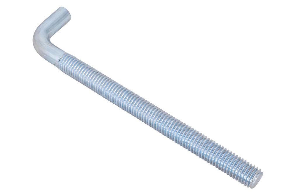 DROMET L-Haken HP M10x140 Wandhaken aus verzinktem Stahl 5.8