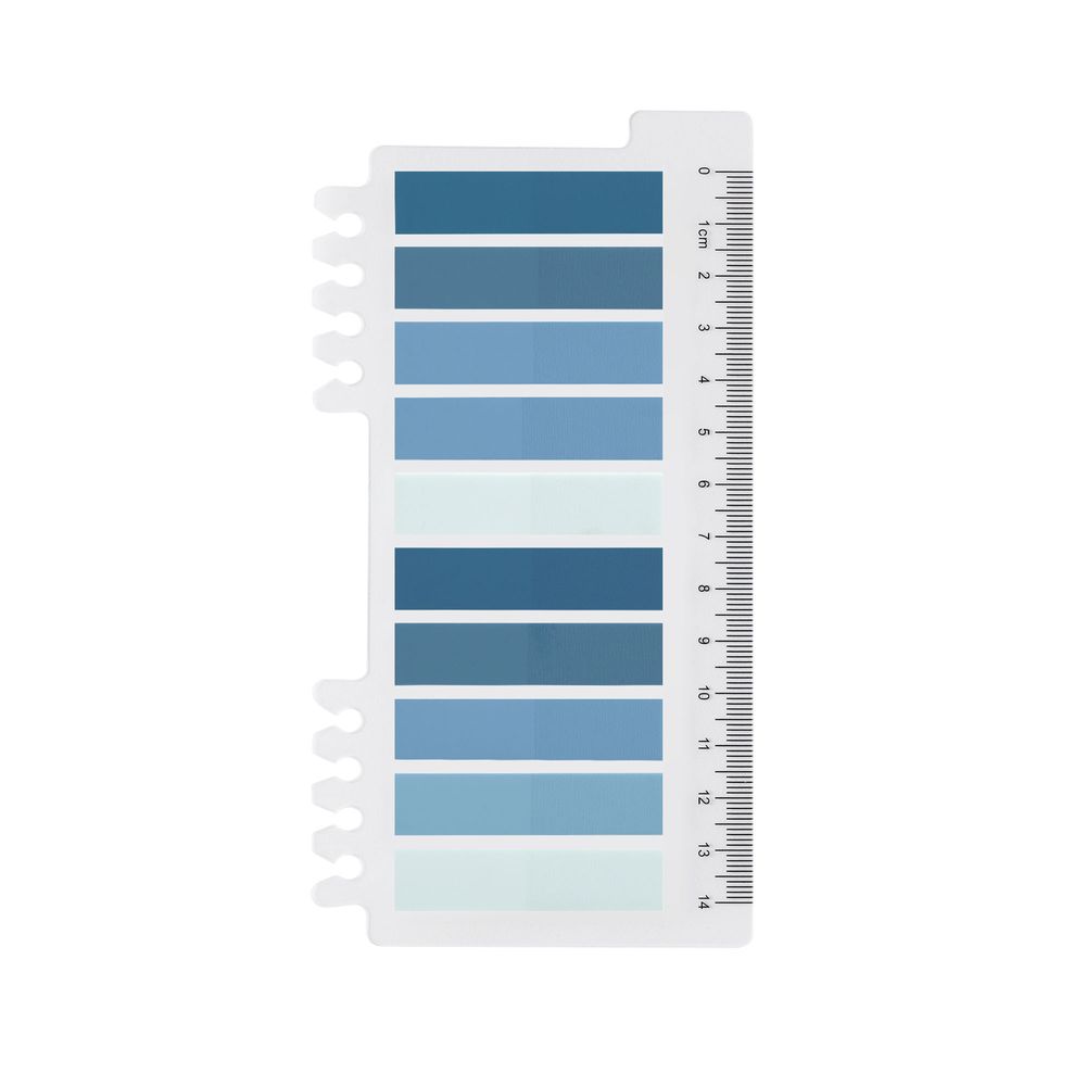 Ordinate-Ocean | Sticky Notes | Index Sticky Notes with Ruler | Page marker | Haftnotizen