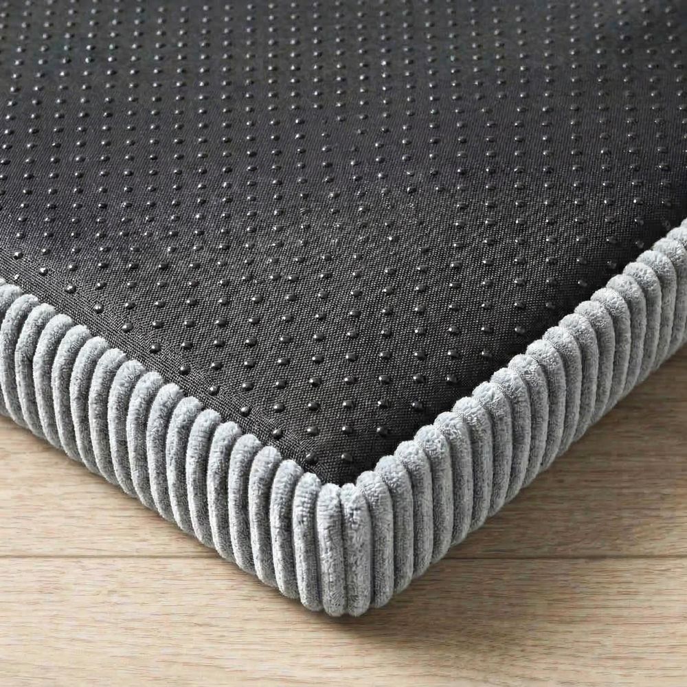 HUNDEBETT HUNDEKISSEN HUNDEMATTE CORD XL 120x80 CM Grau