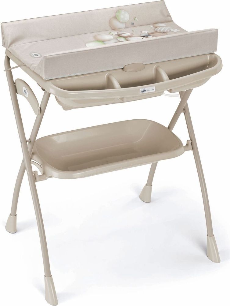CAM Wickeltisch mit Badewanne Volare in Beige