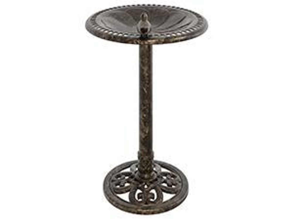 vidaXL Vogelbad Bronzen Kunststoff