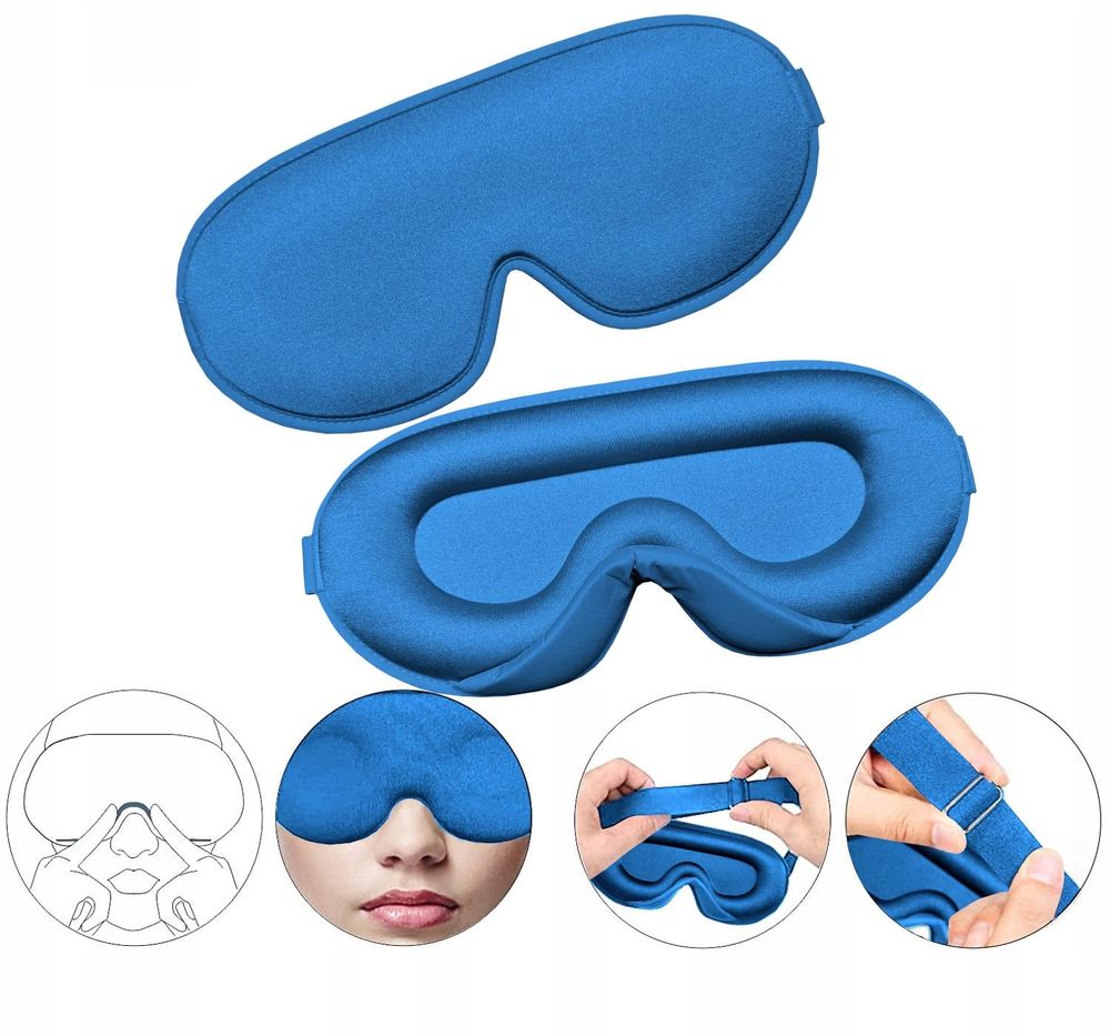 Augenbinde Zum Schlafen 3D Verdunkelungsmaske Einstellbar