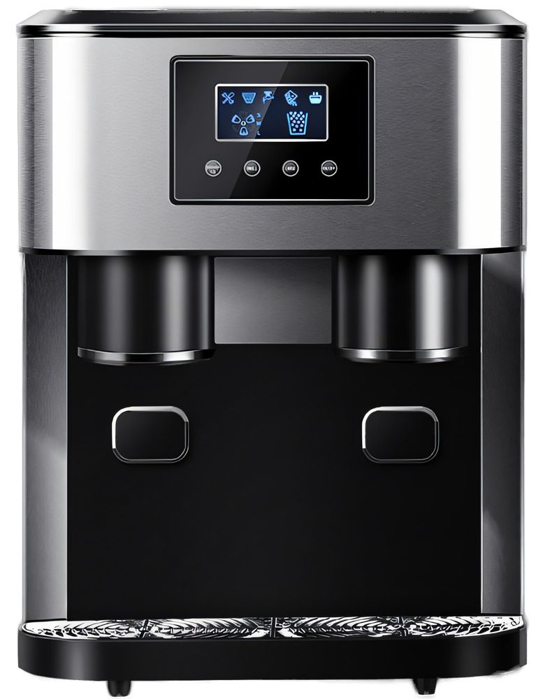Eiswürfelmaschine 1,8L Eiswürfelbereiter Eiswürfelmaschine für Crushed und Bullet Eis Schnelle Eiswürfelmaschine Eiswürfelbereiter für 18kg/24h, Retoo