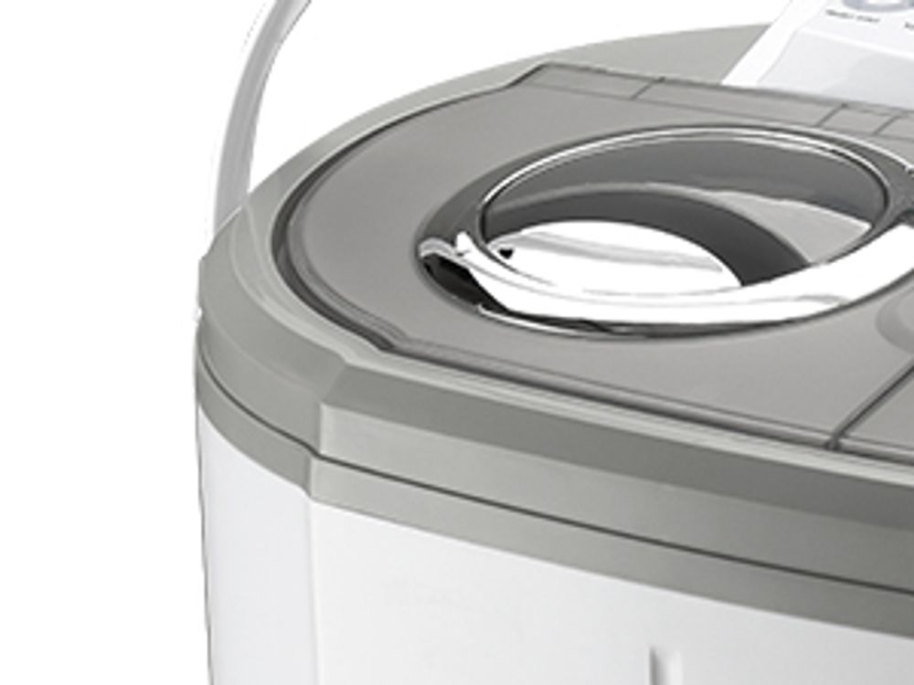 Wiltec Camping Waschmaschine 230 W 60 x 36 x 60 cm, Mini Waschmaschine für bis zu 3,0 kg Wäsche, Reisewaschmaschine mit 2,0 kg Schleuderkapazität
