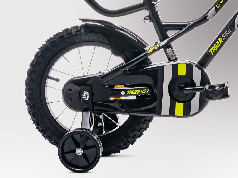 Sun Baby Tiger Bike bici per bambini ragazzi bici ruote di formazione 12 14 16 pollici da 2-6 anni BMX bici per bambini (14 pollici, arancione)