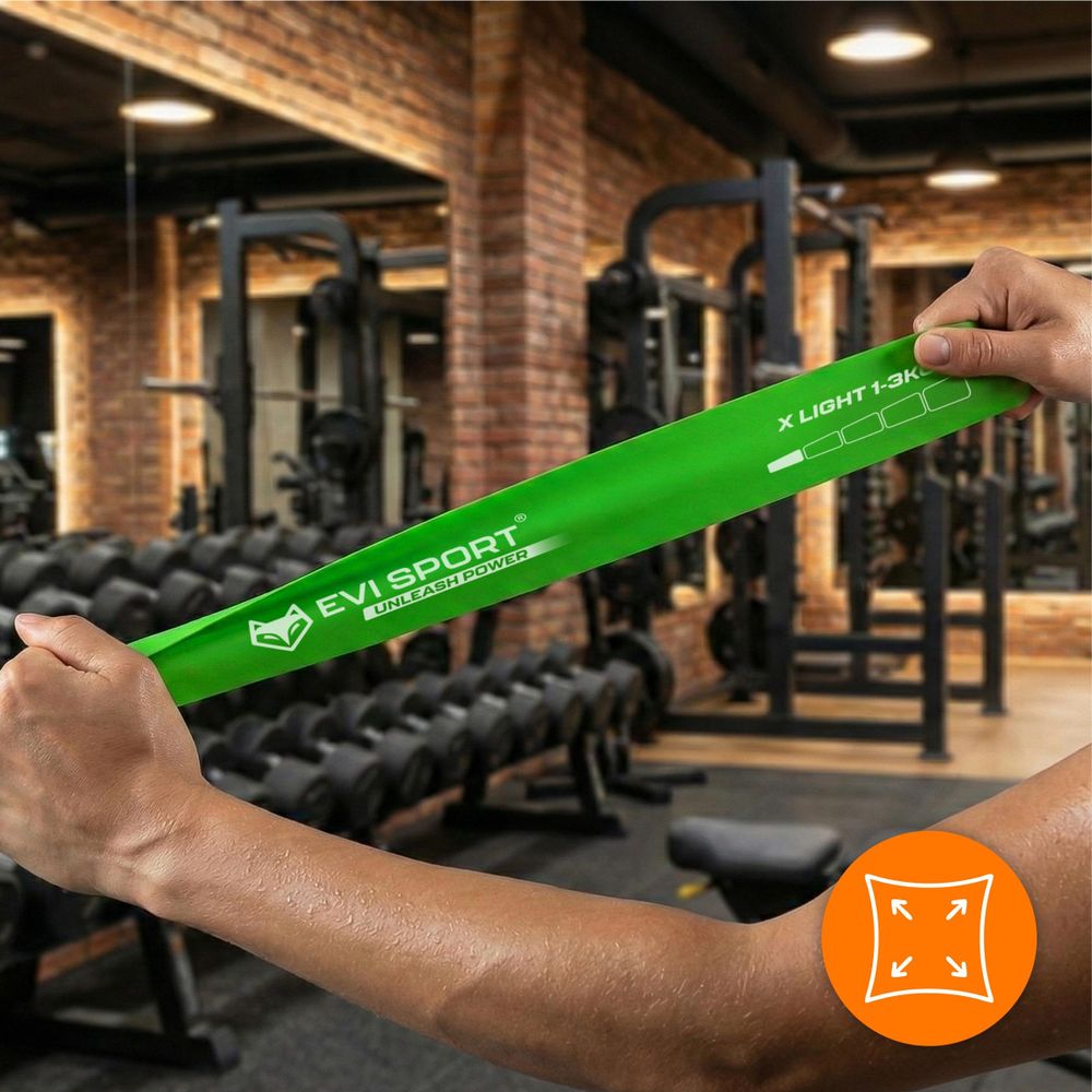 Widerstandsbänder 5er Set Fitnessbänder Mini Loop Bands Latexbänder Gymnastikbänder Dehnbänder für Training Sport Yoga Pilates Home Gym inkl. + E-Book
