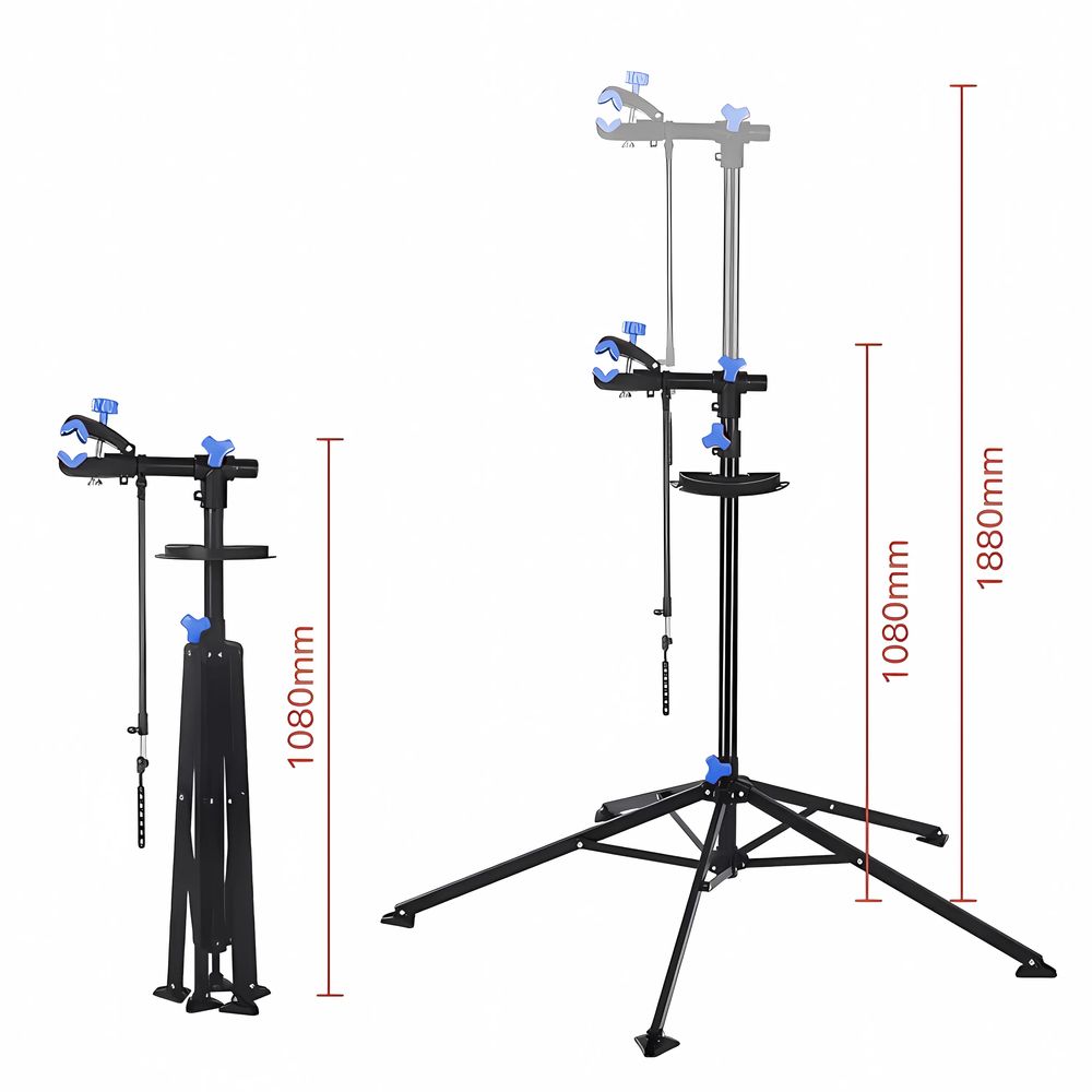 Montageständer Reparaturständer Fahrrad Ständer höhenverstellbar 30 kg Werkzeugständer Verstellbar Bike Träger, Retoo