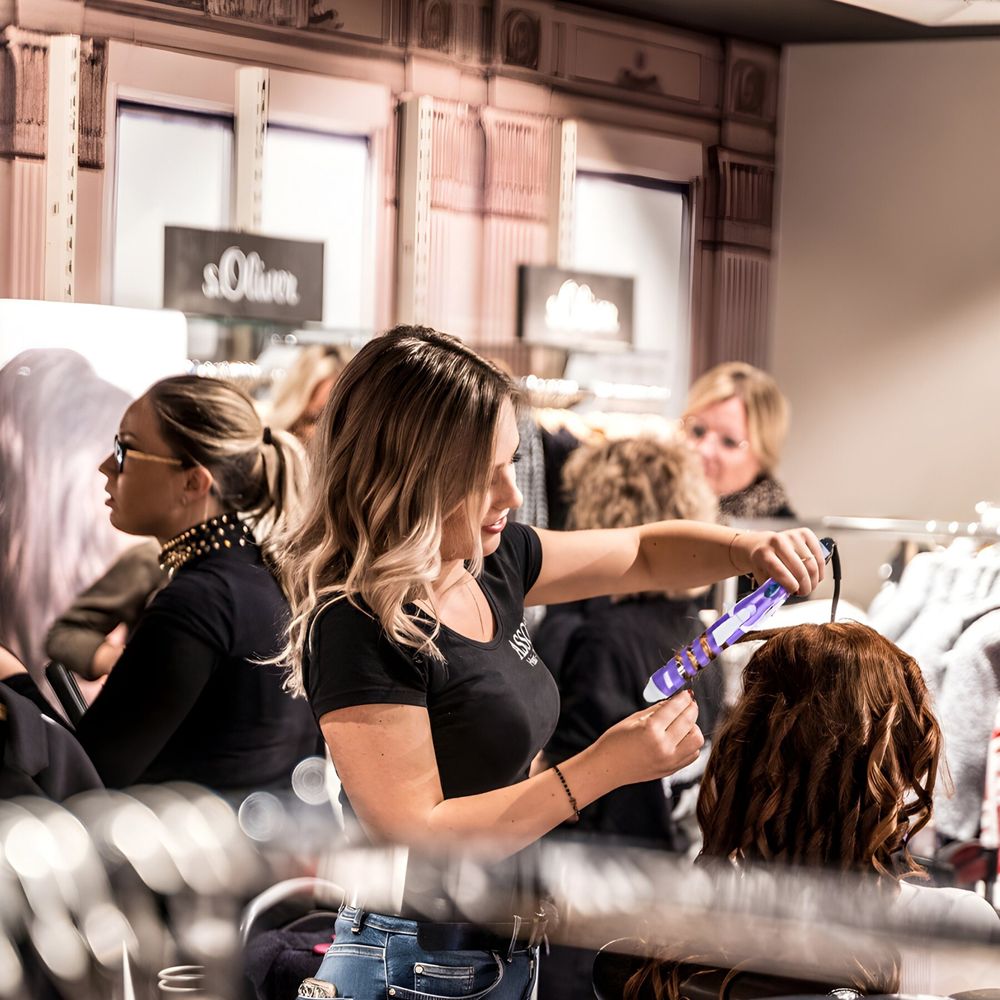Lockenstab Keramik Lockenwickler Haar Rollen Styling Lockenstäbe Große und Kleine Locken Keramikbeschichtung Schnelle Erwärmung Curling Iron Wand Violett Retoo