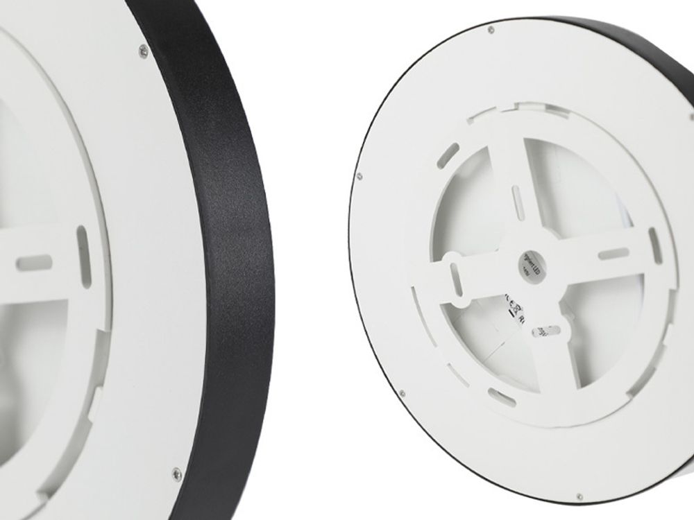 ZMH LED stropné svietidlo čierne Stropné svietidlo ploché 8 W 3000 K teplá biela 17 cm Malé stropné osvetlenie pre  kuchyňu chodbu