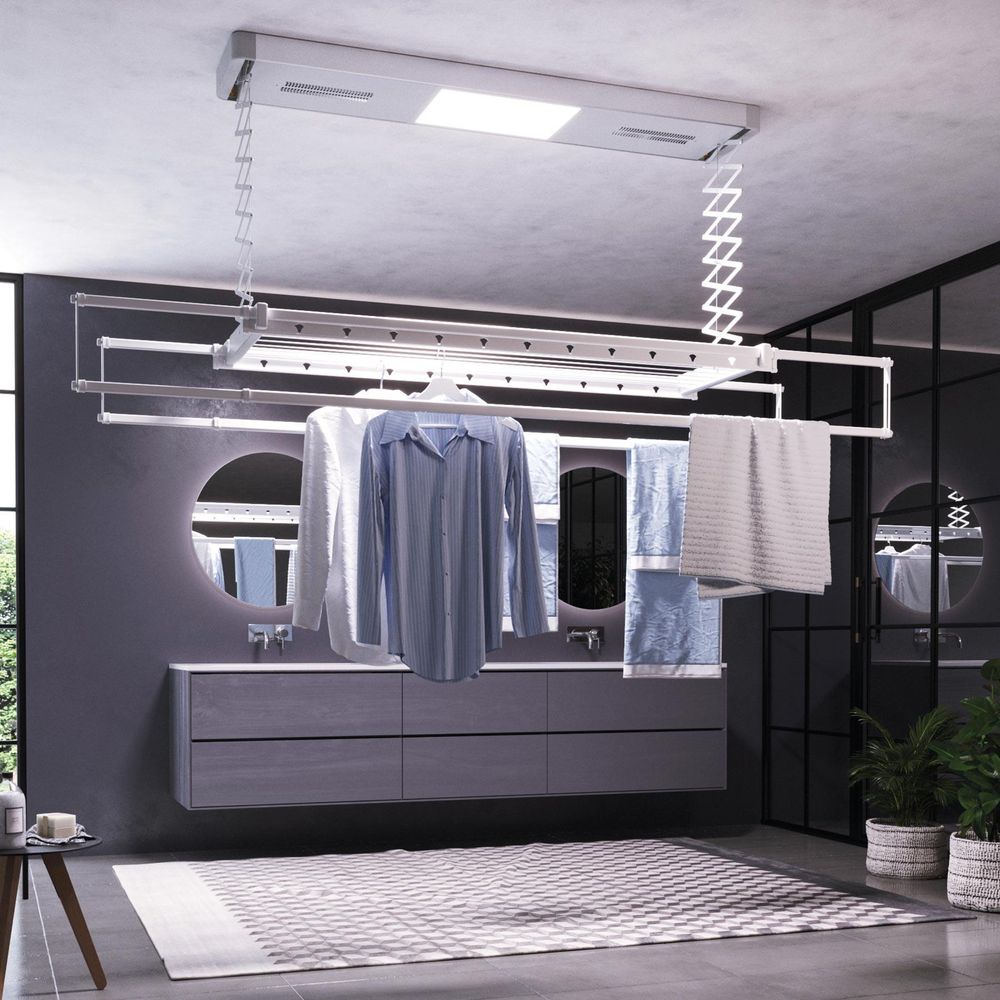 Deckenmontierter automatischer Wäscheständer, 160 cm – Foxydry PRO