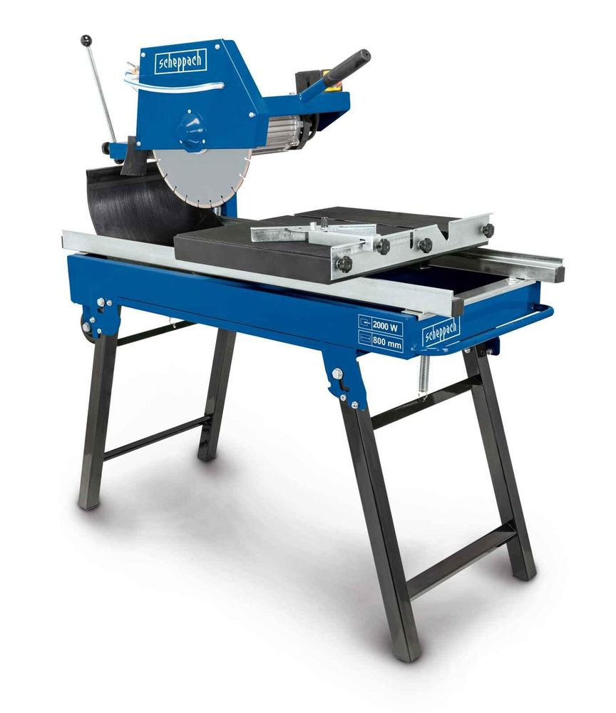 Das Bild zeigt die Steintrennmaschine HSM4000 von Scheppach.