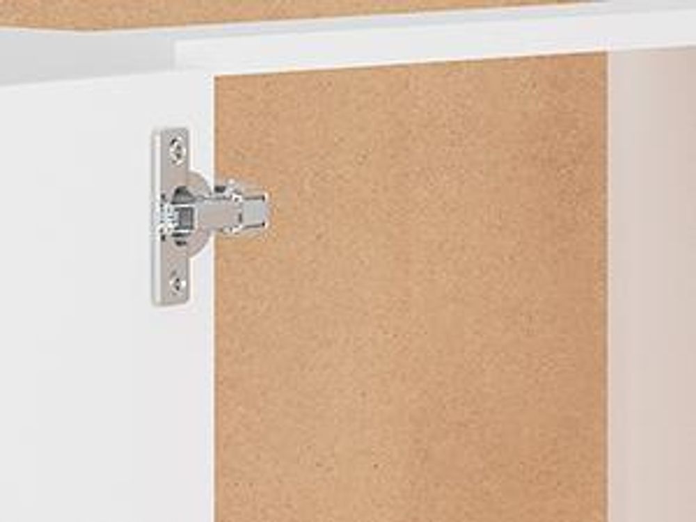 vidaXL Eckunterschrank Lyon Weiß 75,5x75,5x81,5 cm Holzwerkstoff