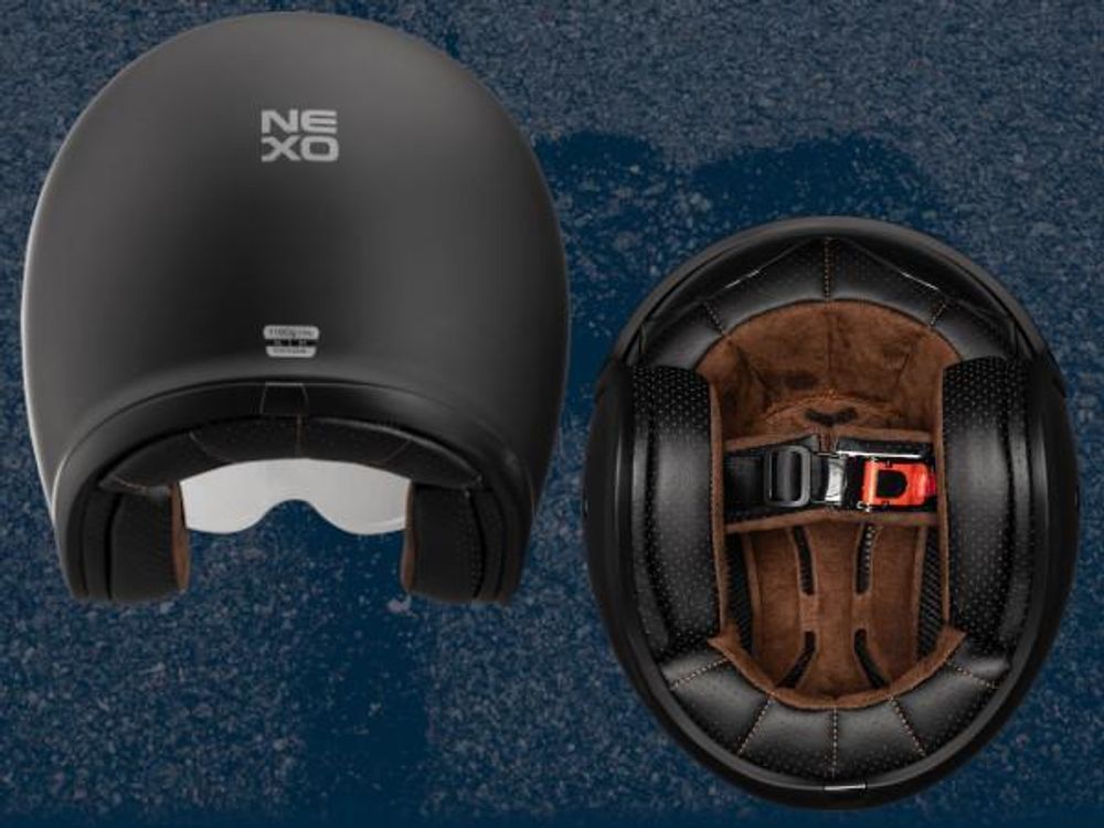 Nexo Jethelm Urban Style II – Thermoplast, Innenvisier, ECE 22/06
