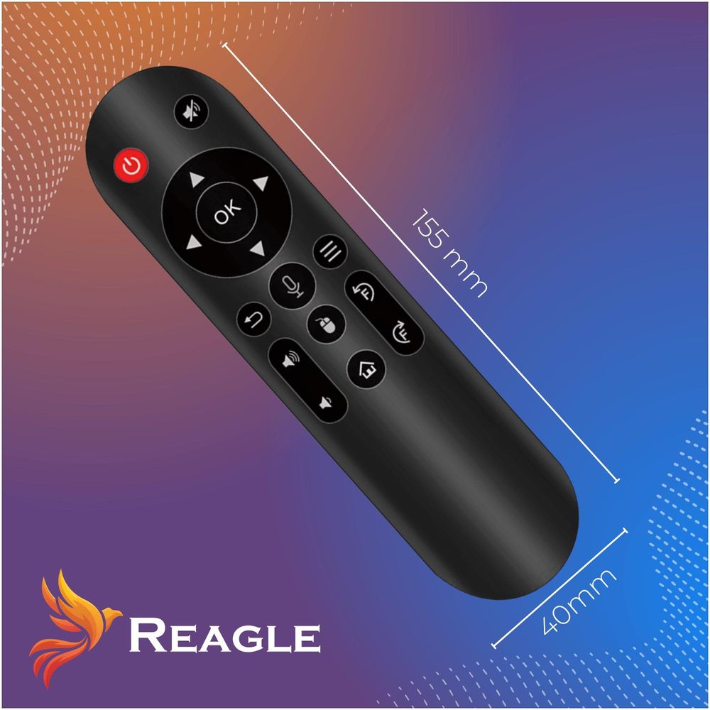 Universal Projektor Fernbedienung Bluetooth Air Mouse Sprachsteuerung kompatibel Android Beamer Smart TV Ersatz Remote Reagle