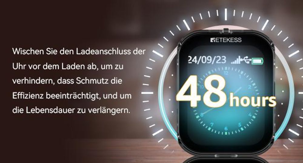 Retekess TD113-TD117 Restaurant Pager System, drahtloses Rufsystem, IPX67 wasserdicht, 262ft, einstellbare Lautstärke Touchscreen, Restaurants, Hotel