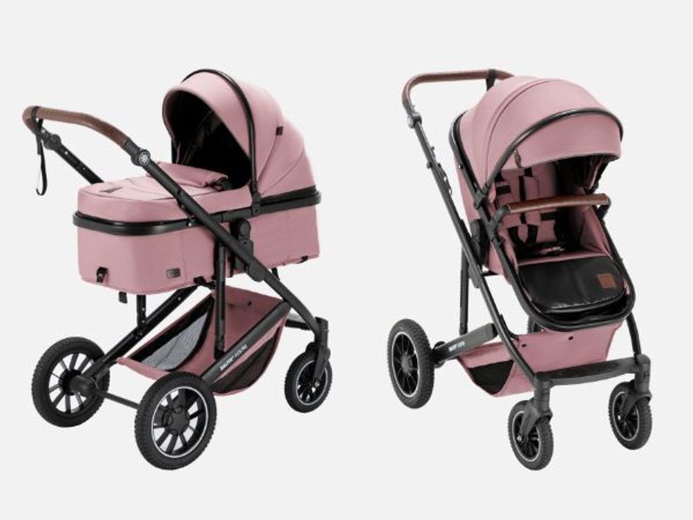 Daliya® FLEXI-PRO M 2in1 Kombikinderwagen & Buggy, Memory-Knöpfe, Großer Einkaufskorb, Leichter Reisekinderwagen, Sportwagen, Kinderwagen