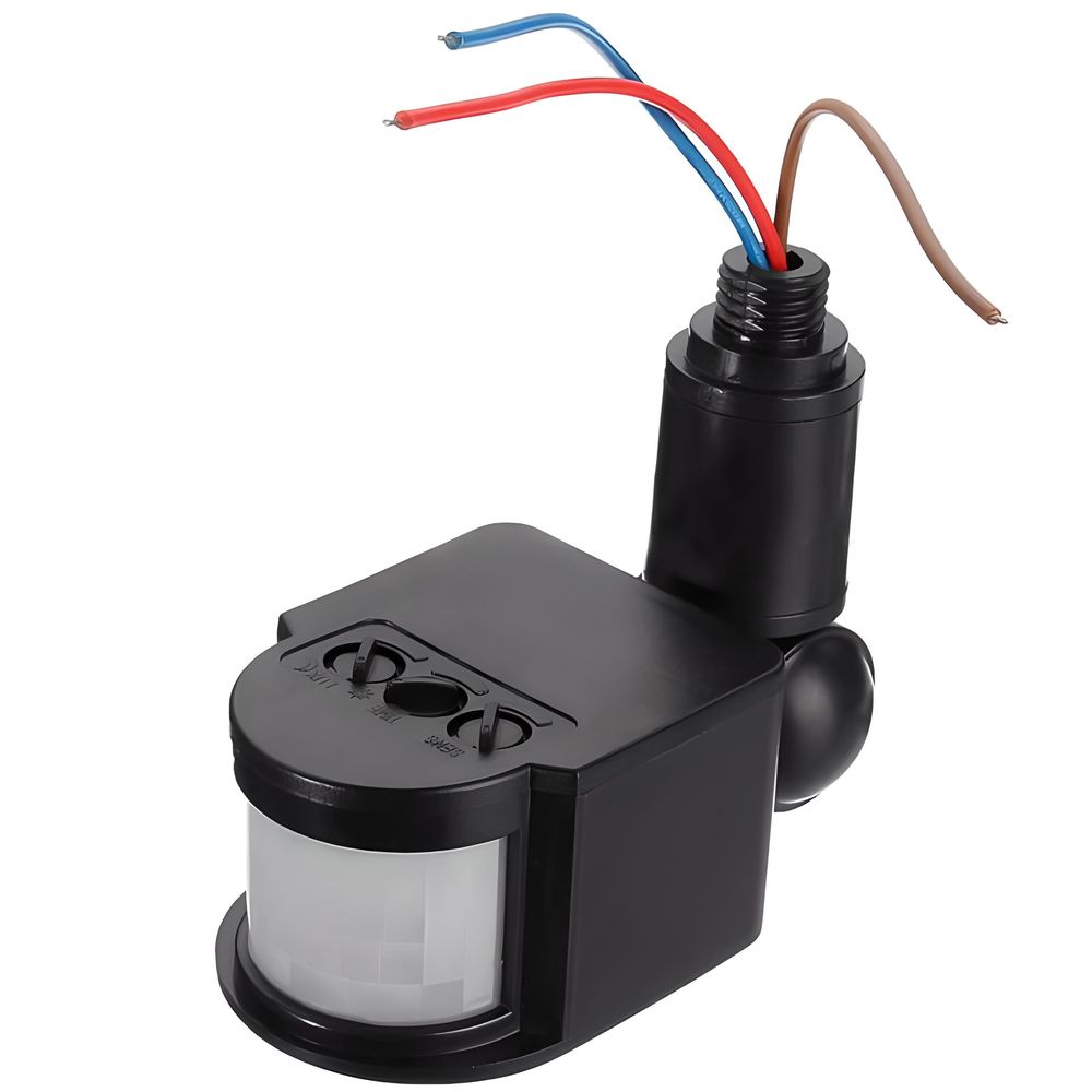 Bewegungsmelder für Außen Licht Infrarot PIR Detektorschalter 180° Einstellbar Bewegungssensor LED IP44 Wandlichtschalter Sensor Schalter Lamp Retoo