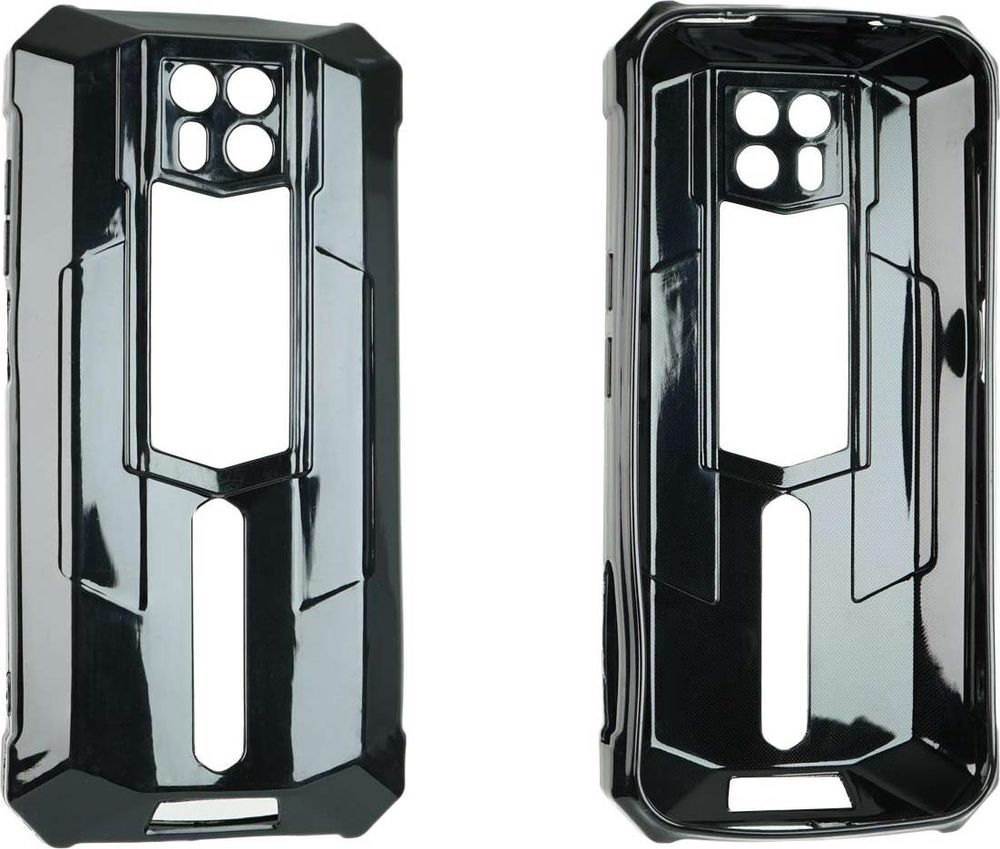 caseroxx Schutz-Hülle TPU-Hülle kompatibel mit Ulefone Armor 24, Gummi Handy Tasche schwarz