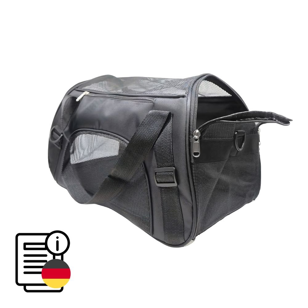 Atmungsaktiver Haustier Rucksack für Katzen & Hunde - Tragetasche bis 20 kg, faltbar, verstellbare Gurte, Reflektorstreifen, 53 x 32 x 26 cm – Retoo