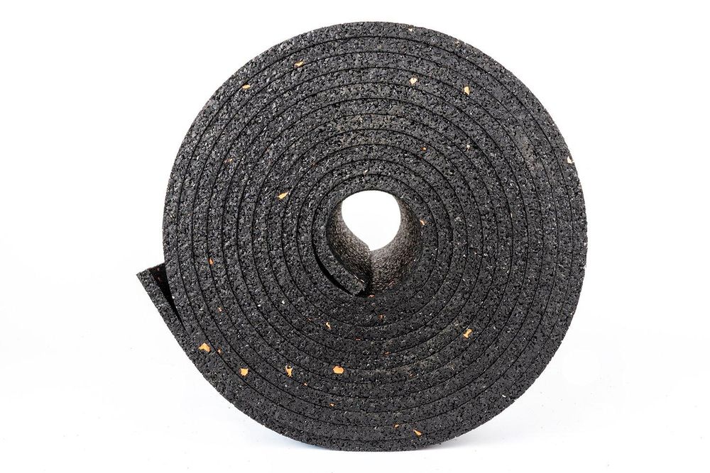 Antirutschmatte Gummimatte Ladungssicherung 5000x250x8mm Rolle Rutschfest für LKW Anhänger Gummigranulat