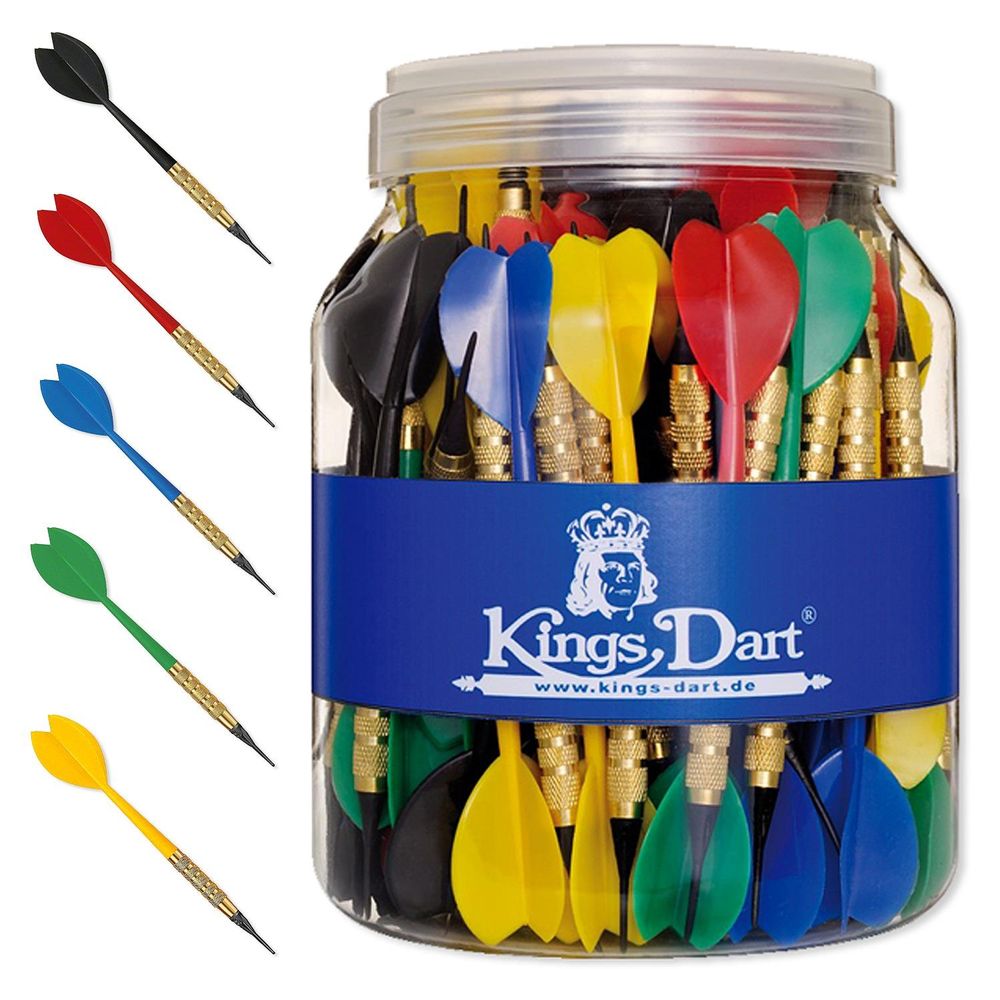Kings Dart Softdart-Set "Standard", 100er Set, Lang