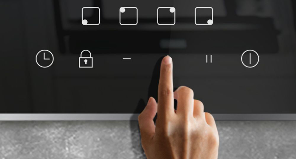 TouchSelect-Steuerung des autarken Induktionskochfeldes IH85900ED