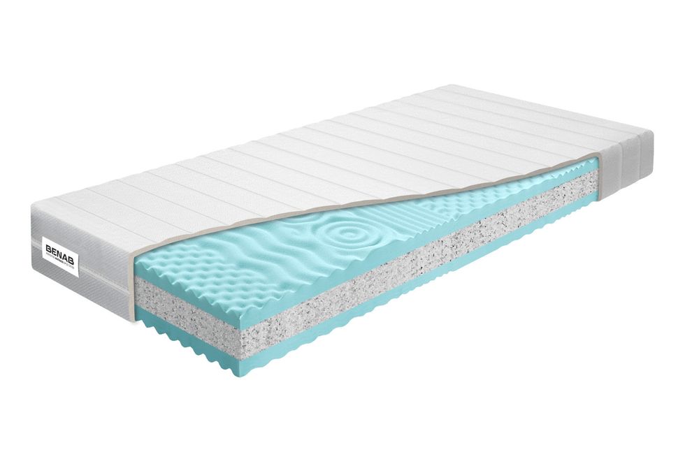 Penový matrac Benab Dream Hard 14 Matrac 90 x 200 cm H4 / H5 tvrdosť 14 cm výška Penové matrace, POE, PUR, Nopy, 7 zón