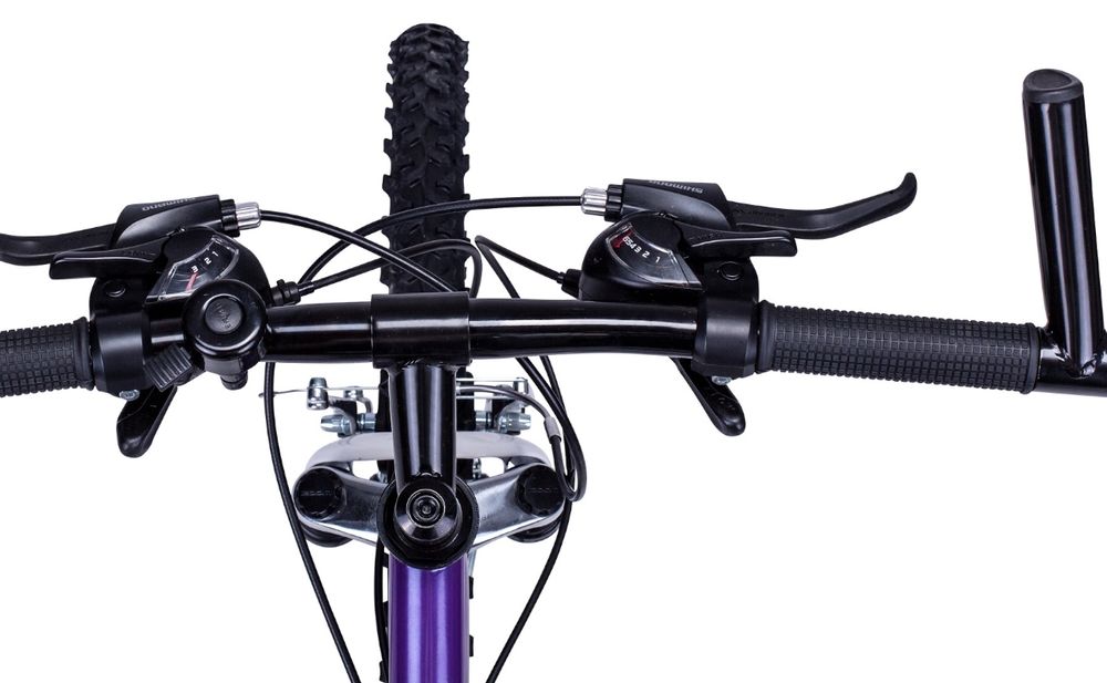 Bergsteiger Verona 24 Zoll Kinderfahrrad, geeignet für 8, 9, 10, 11 Jahre, Shimano 18 Gang-Schaltung, Mountainbike mit Gabel-Federung, Mädchen-Fahrrad