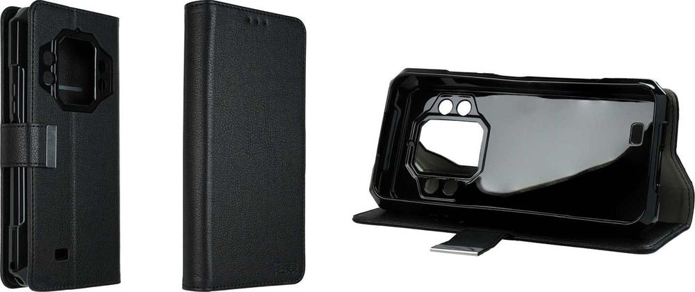 caseroxx Handy Hülle Tasche kompatibel mit Cubot KingKong X Bookstyle-Case Wallet Case