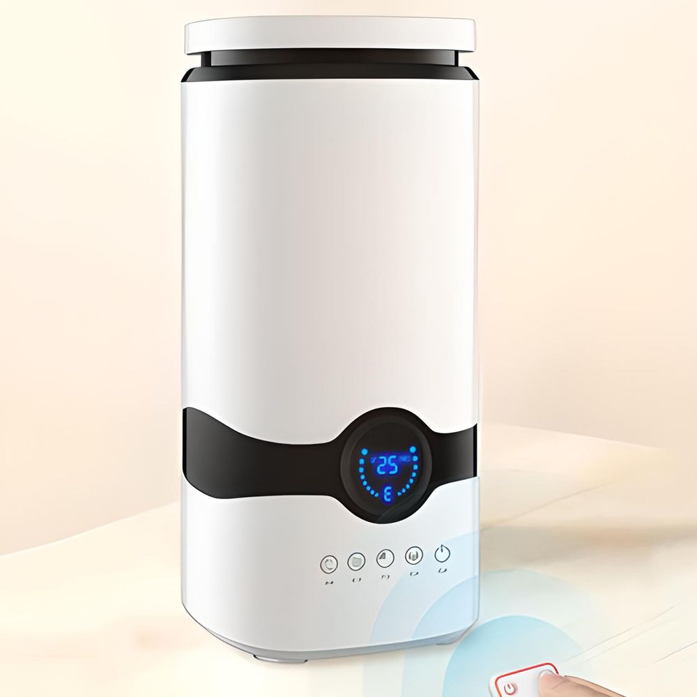 Luftbefeuchter mit Aromatherapie UltrasGroß 4L LED Anzeige USB Elektrisch Aromatherapie 4000ml Büro Yoga Spa Ätherische Öle Diffuser Retoo