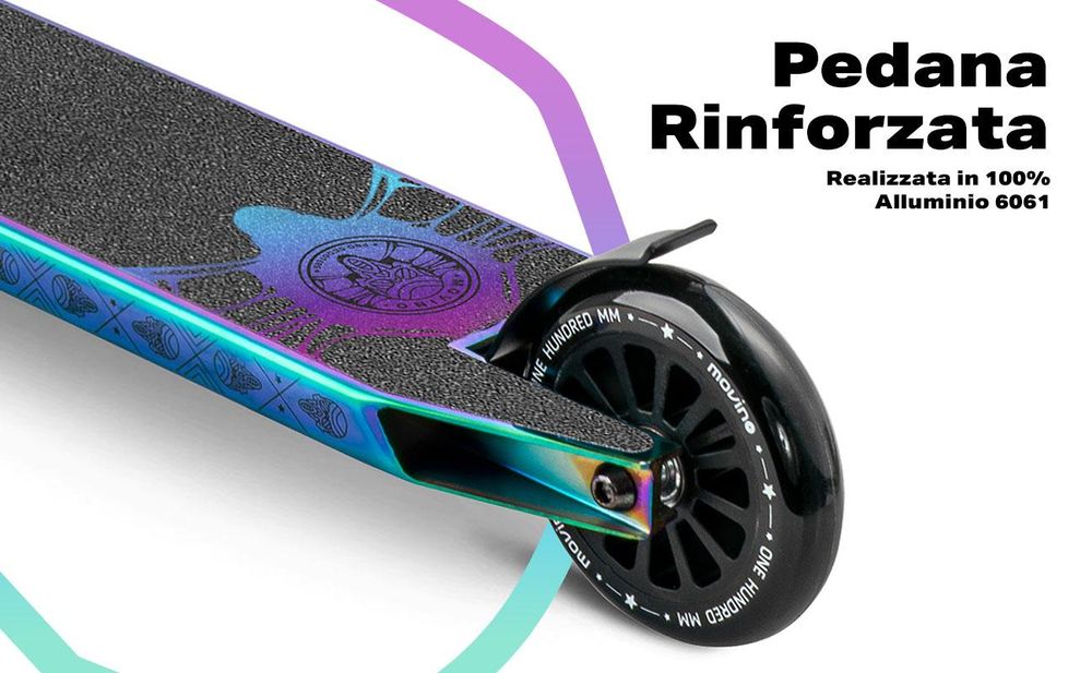 MOVINO scooter acrobatico per adulti Glide CP-NCH360 Neochrome