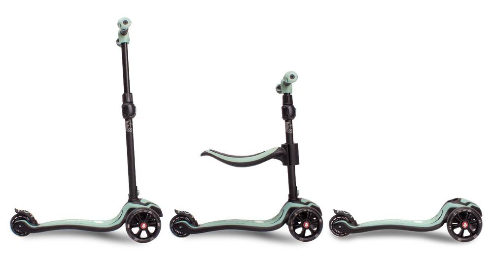 Trottinette pour enfants Trottinette à trois roues avec roues LED, 2 roues, freins arrière, hauteur réglable, charge maximale 50 kg Rose