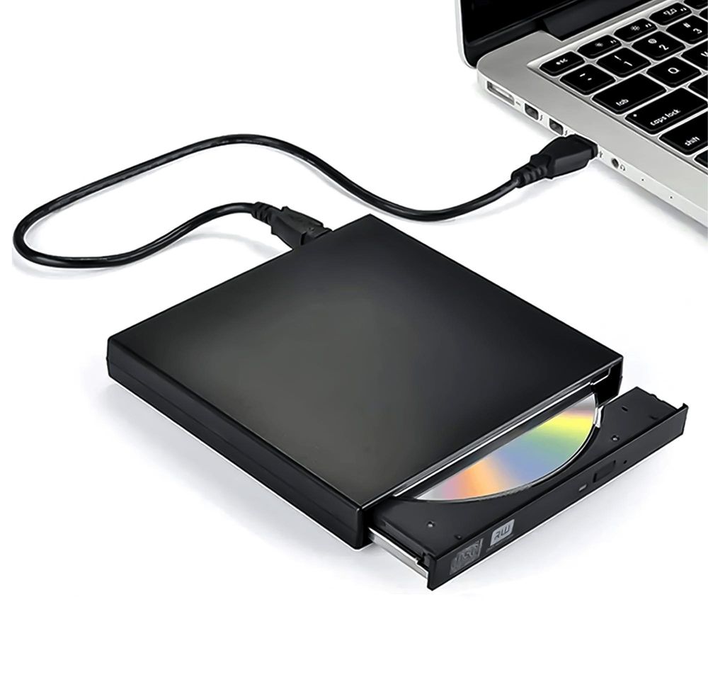 Cd-R/Dvd-Rom/Rw Schlankes Laufwerk Externer Usb-Rekorder Tragbar Für Laptop
