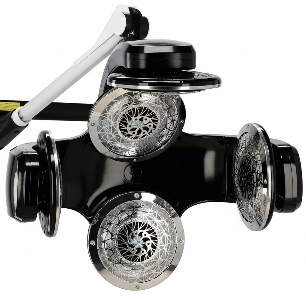 Klimazon Infrazon Dione black wandmodel voor het versnellen en intensiveren van haarverzorging en