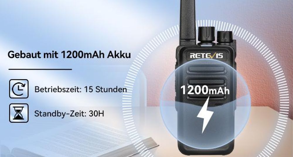 Retevis RT668 Funkgeräte mit 10-in-1 Ladegerät, Effizientes Laden, Abnehmbare Steckplätze, Walkie Talkie Erwachsene für Schule, Esszimmer(10 STK)