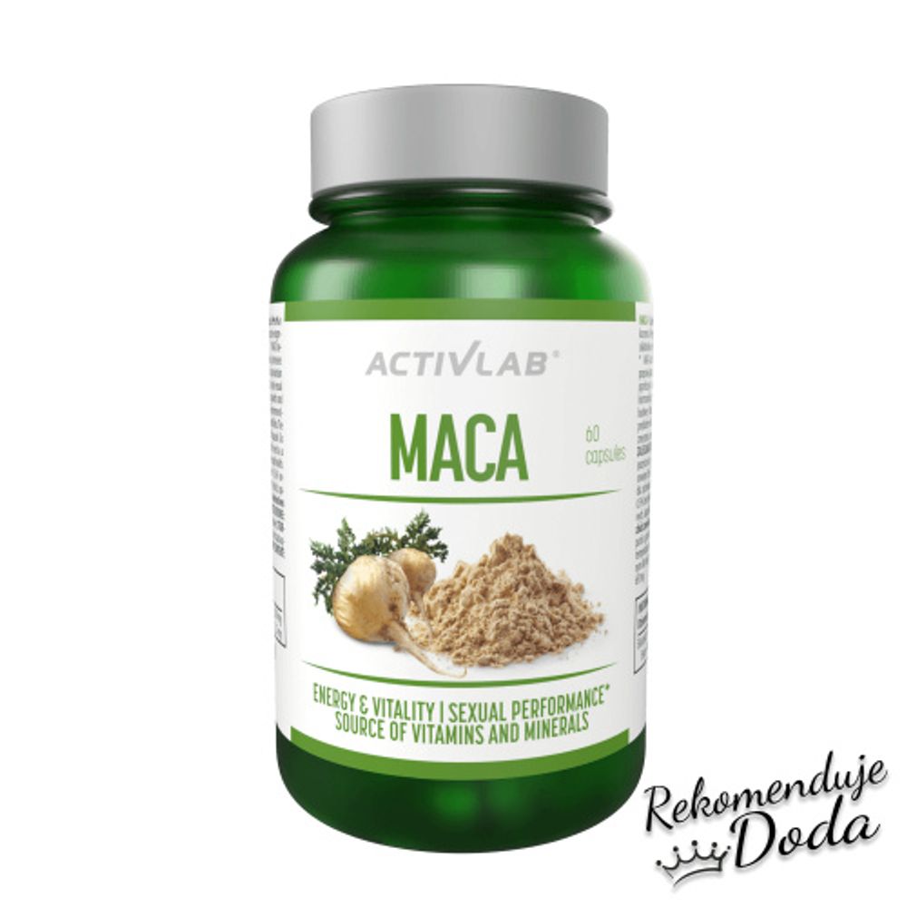MACA poprawa pamięci, koncentracji i wytrzymałości Activlab Pharma