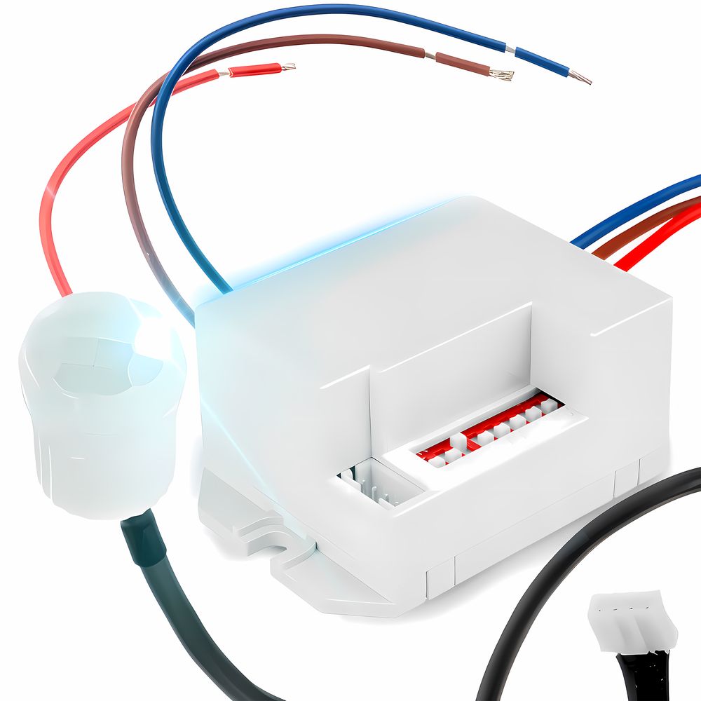 PIR-Bewegungssensor Infrarot-Bewegungsmelder - 360° Unterputz Außen Sensor, Infrarot Melder, LED Kompatibel, Energieeffizient & präzise Retoo