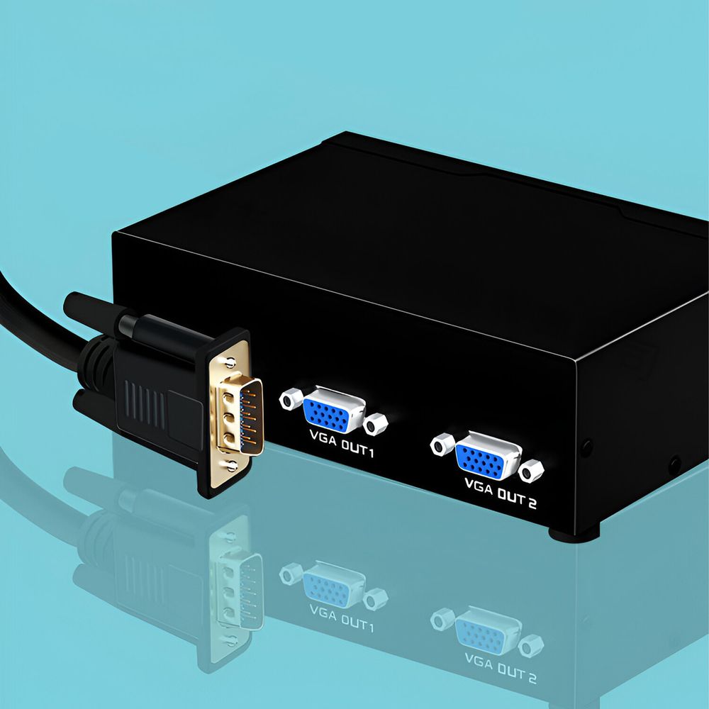 Full HD DVI zu VGA Kabel Monitorkabel Videokabel mit vergoldeten Anschlüssen Auflösung bis 1080p 140cm für Monitore PCs Notebooks Fernseher LCD Retoo