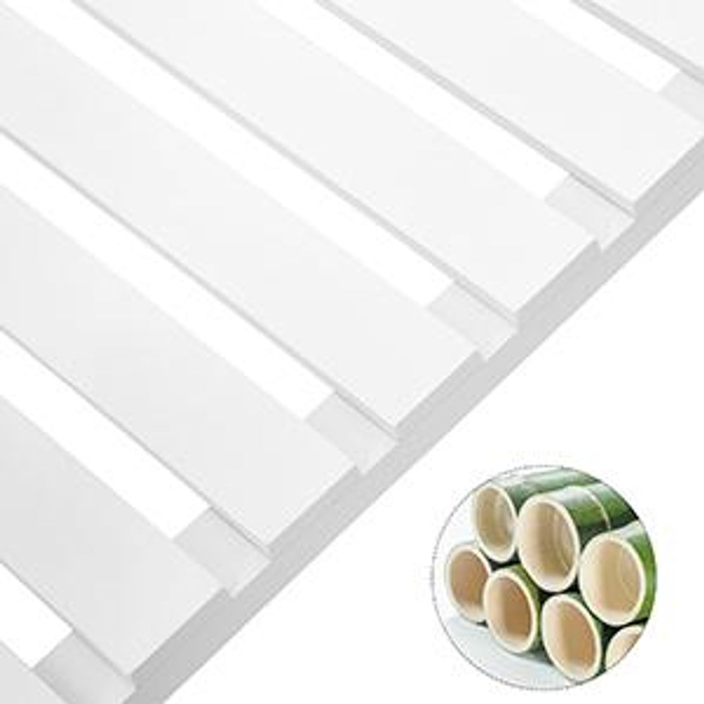 SONGMICS Badregal Bücherregal, 5 Ebenen, stufig höhenverstellbar, Bambus