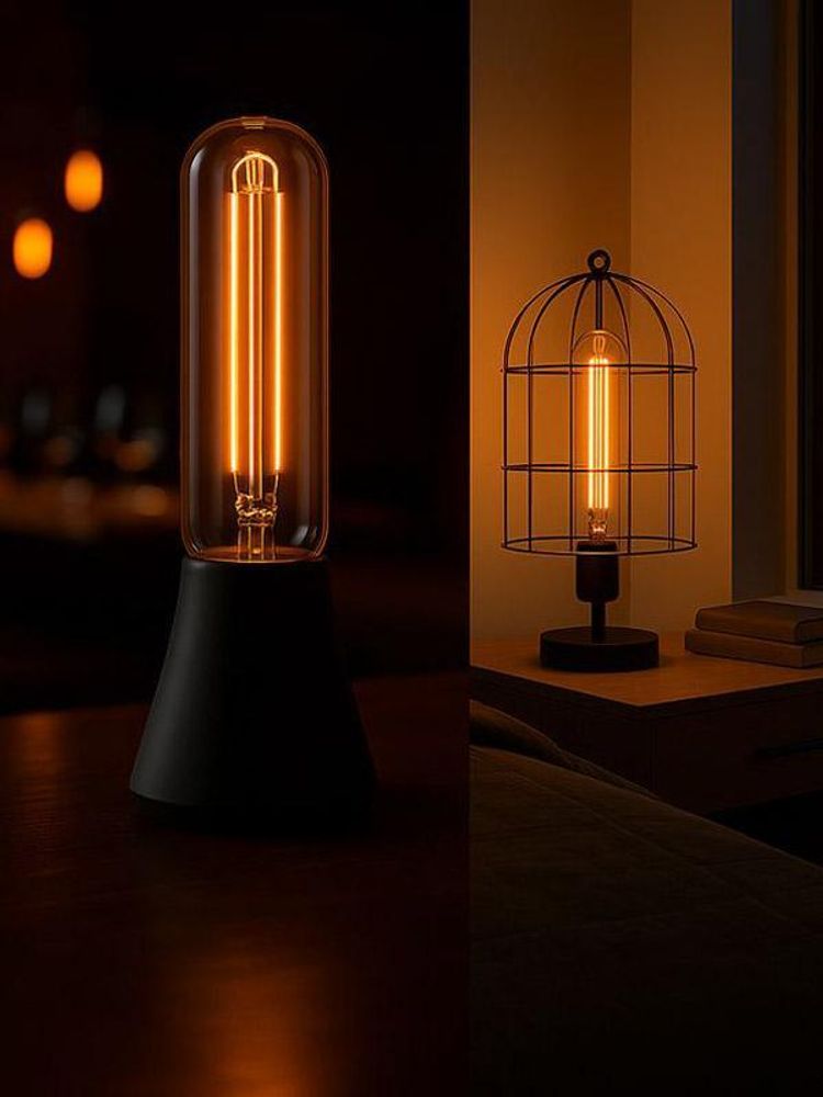 Das Bild zeigt eine Röhrenlampe im Bereich Gastronomie und im Wohnraum