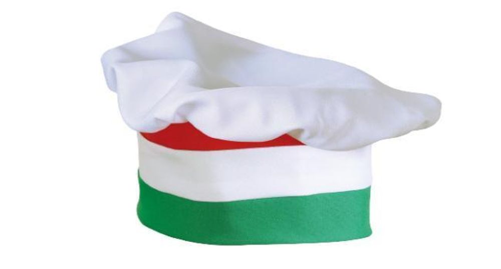 Kostüm "Pizzabäcker" (Schürze + Mütze) für Erwachsene und Kinder Mottoparty Italien Pizzeria (104/116)